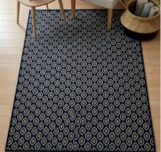 Handmade Soft Cotton and Wool Handknotted Rug for Luxury Living